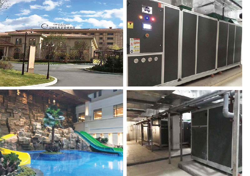 أفضل مضخات حرارة مصدر الهواء لإنتاج المياه الساخنة في خمس غرف ضيوف في فندق Star Hotel